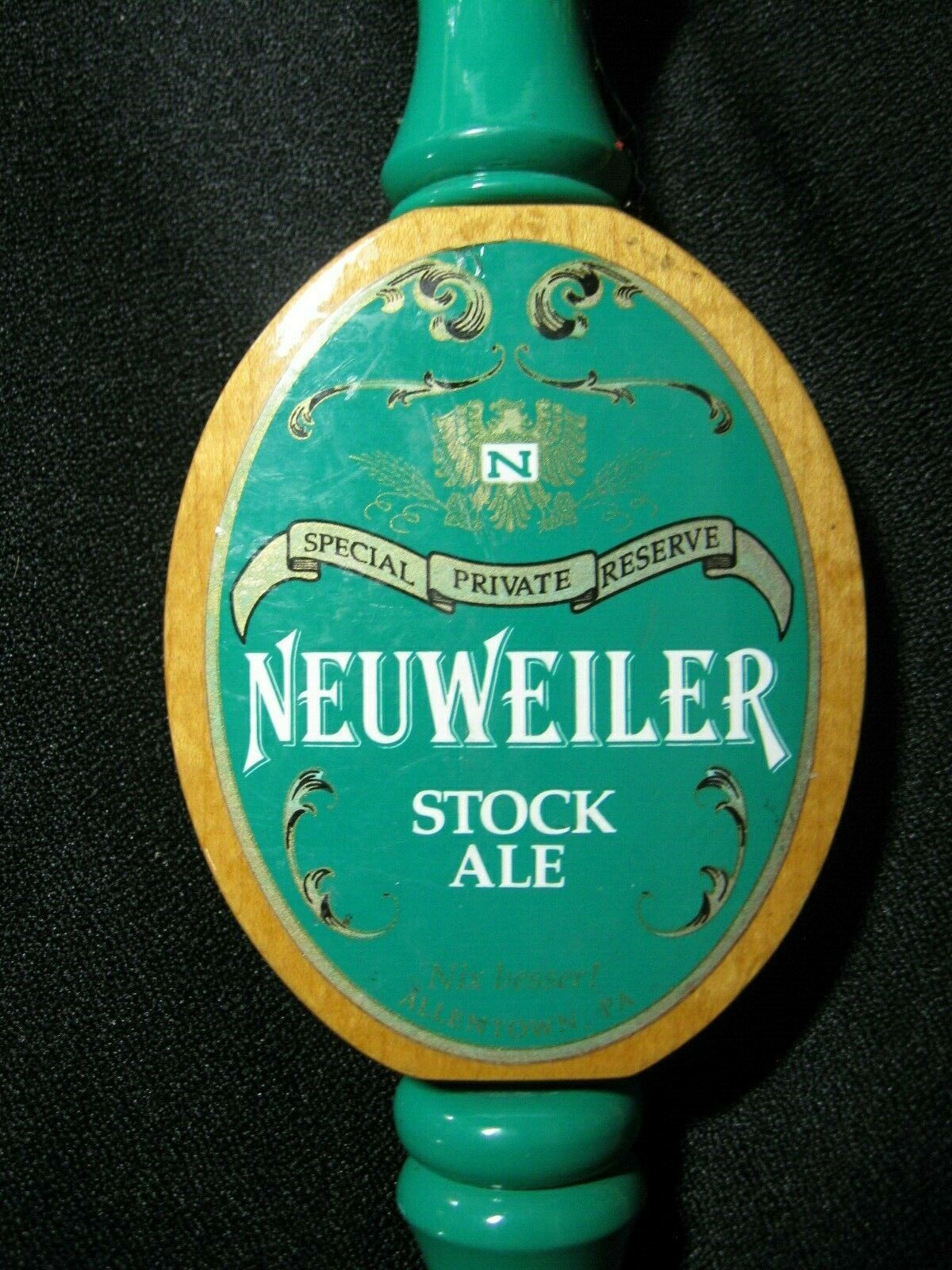 Manija de canilla de cerveza stock ale, de 1961.